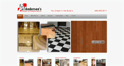 Desktop Screenshot of andersonsflooring.com